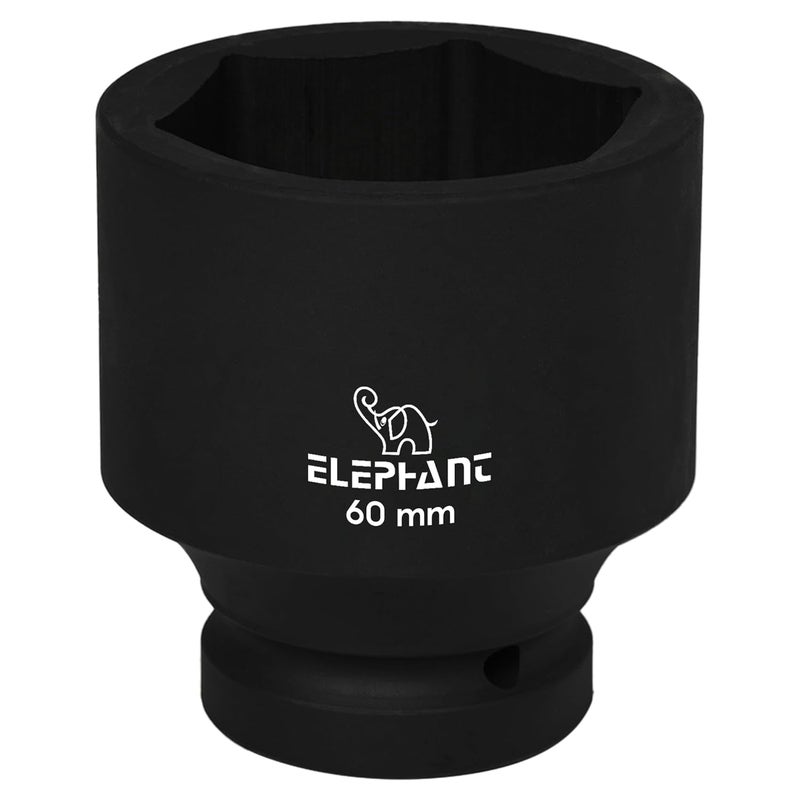 Elephant مفتاح تأثير مربع 1" 6 نقاط حجم 60 مم، طول 90 مم - Image 2