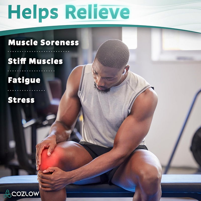 COZLOW Massage Ball Muscle Massager Roller Tool for Trigger Point Deep Tissue Release Hand Held Manual Massage Therapy for Back Neck Leg Shoulder Foot Pain Relief by Cozlow - Image 3