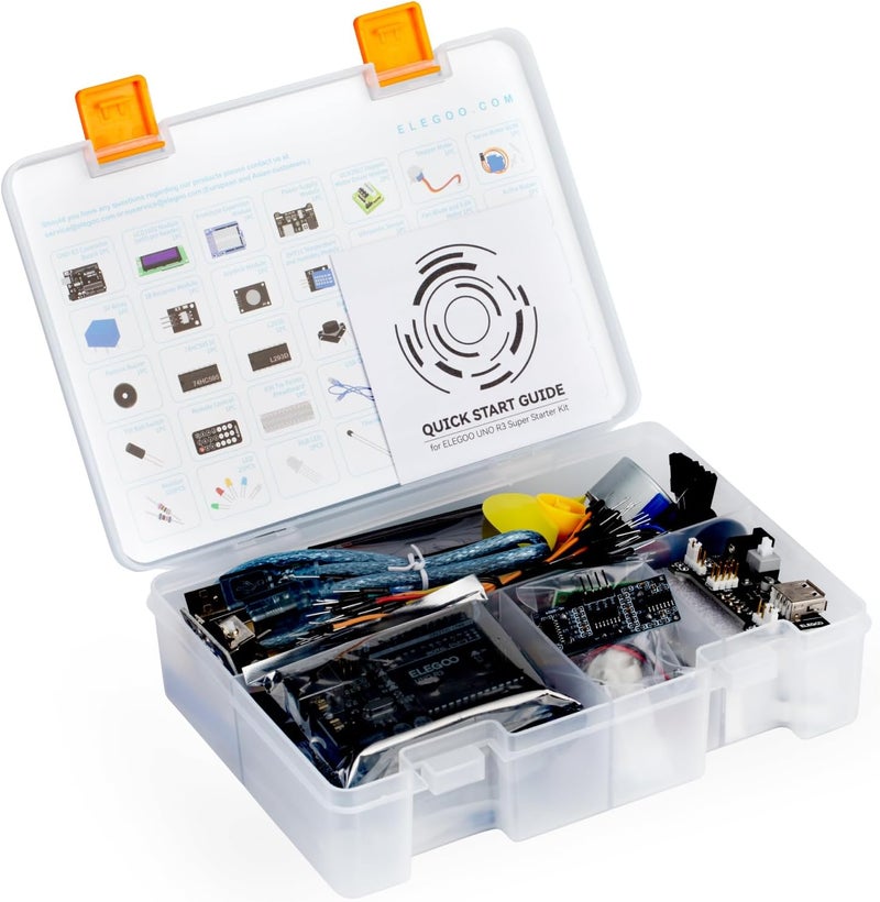 إليجو مجموعة ELEGOO UNO Project Super Starter Kit مع دليل تعليمي ولوحة UNO R3 متوافقة مع Arduino IDE - Image 5