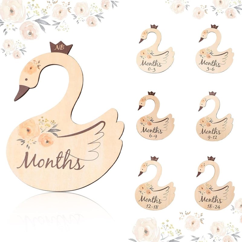 SYOSI Kids Wardrobe Dividers - Double-Sided Wooden Organizers for Newborns to 24 Months - Image 1