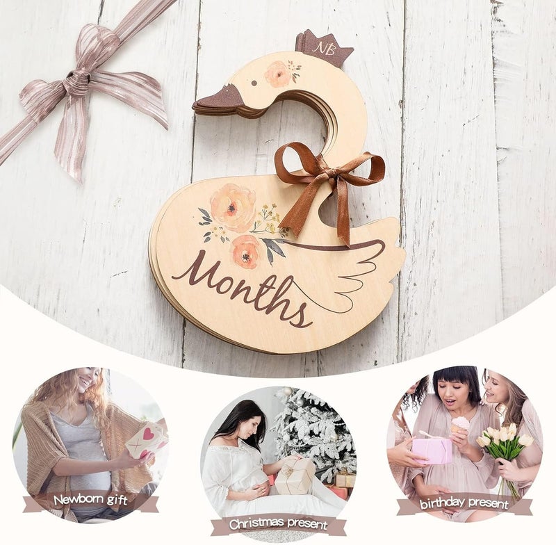 SYOSI Kids Wardrobe Dividers - Double-Sided Wooden Organizers for Newborns to 24 Months - Image 4