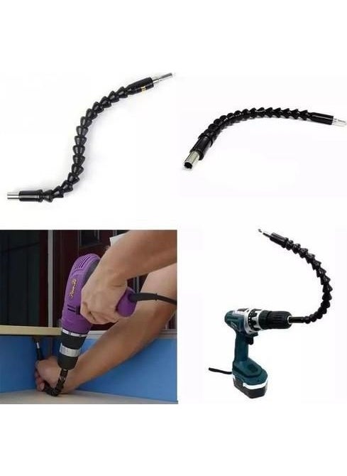 BioTech Bendable Flexible Telescopic Drill Bit Shaft Swivel Screwing Bits Extension Tool For Hand Drills  - Image 4