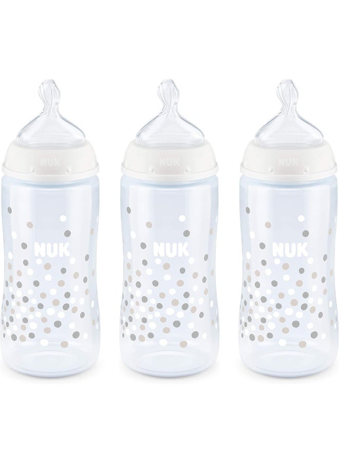 NUK Perfect Fit Baby Bottle 10 Ounce (Pack of 3) - Image 1