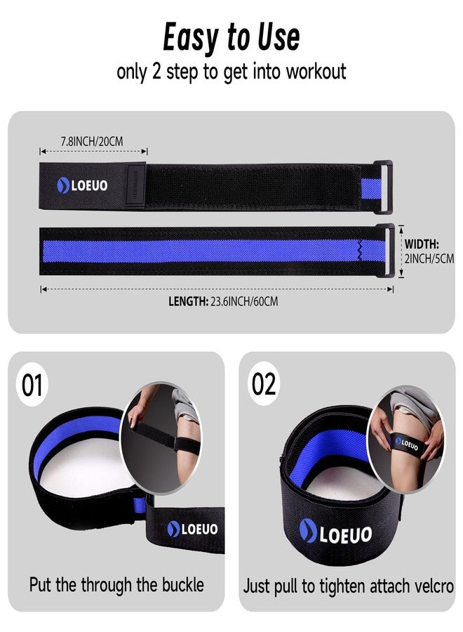 LOEUO Booty Bands for Working Out Glutes, Adjustable Blood Flow Restriction Bands with Non Slip for Workout Butt & Thigh Building, Occlusion Bands for Women and Men Glutes Easy to Carry - Image 5