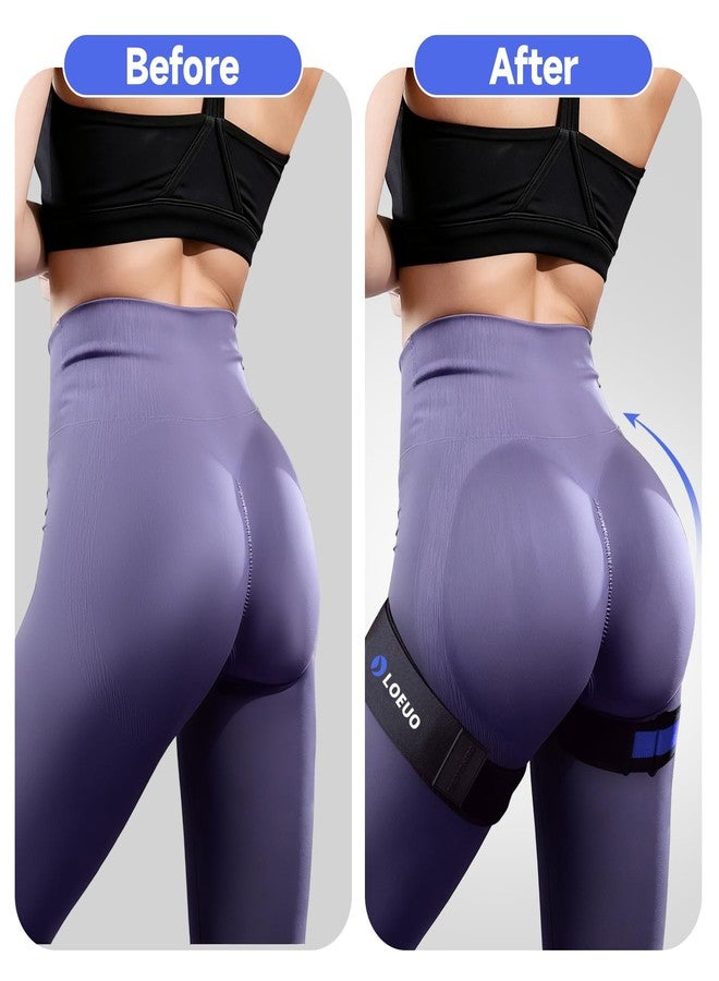 LOEUO Booty Bands for Working Out Glutes, Adjustable Blood Flow Restriction Bands with Non Slip for Workout Butt & Thigh Building, Occlusion Bands for Women and Men Glutes Easy to Carry - Image 2