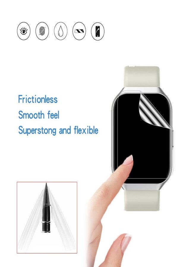 MIHENCE Screen Protector for P98 / P99 1.96" Smartwatch, TPU HD Protective Film Compatible for QCOQ P98 / CASCHO P98 / taopodo P98 / Motast P99 / Togala P99 1.96'' Smart Watch (6 PCS) - Image 5