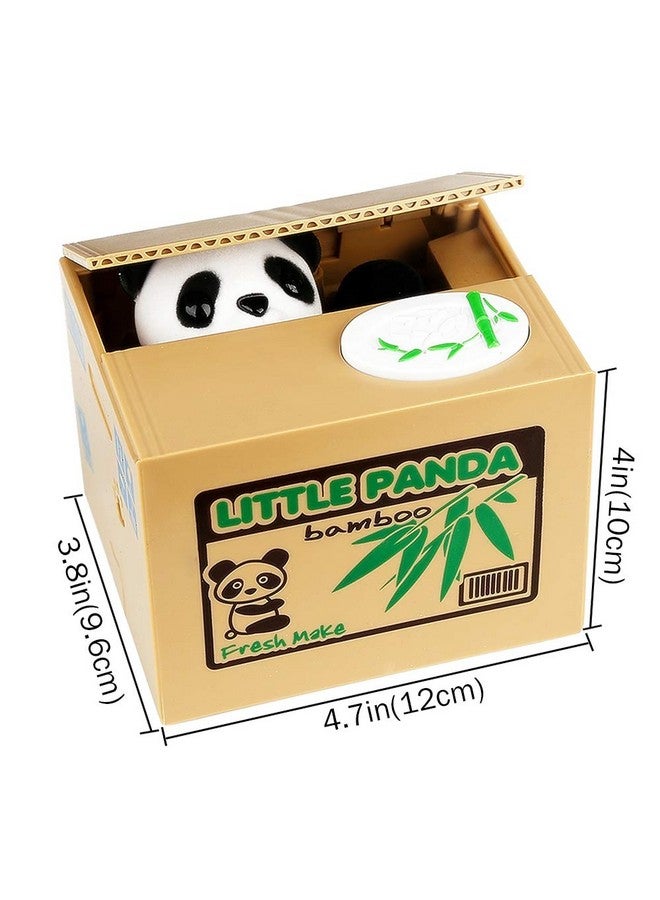 HmiL-U Panda Stealing Money Bank, Piggy Bank For Kids, Coin Bank For Money Saving, Automatic Stealing Money With English Speaking, Creative Gift - Image 4
