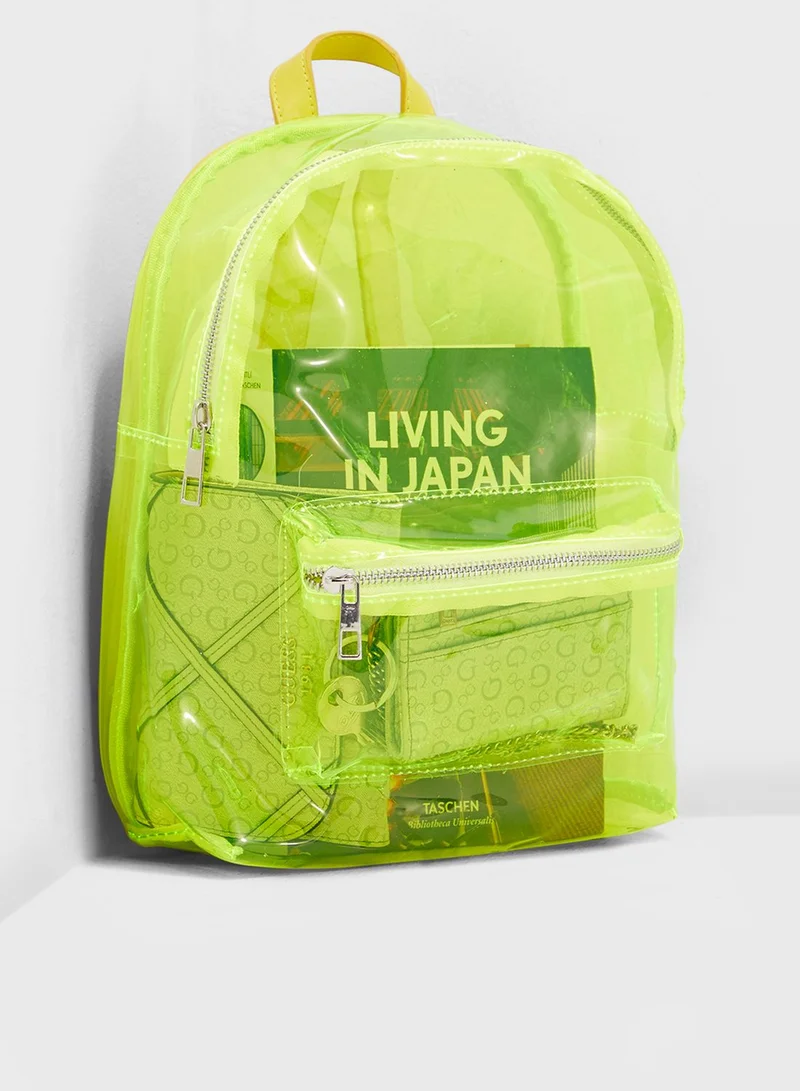 Ginger Plastic Neon Backpack