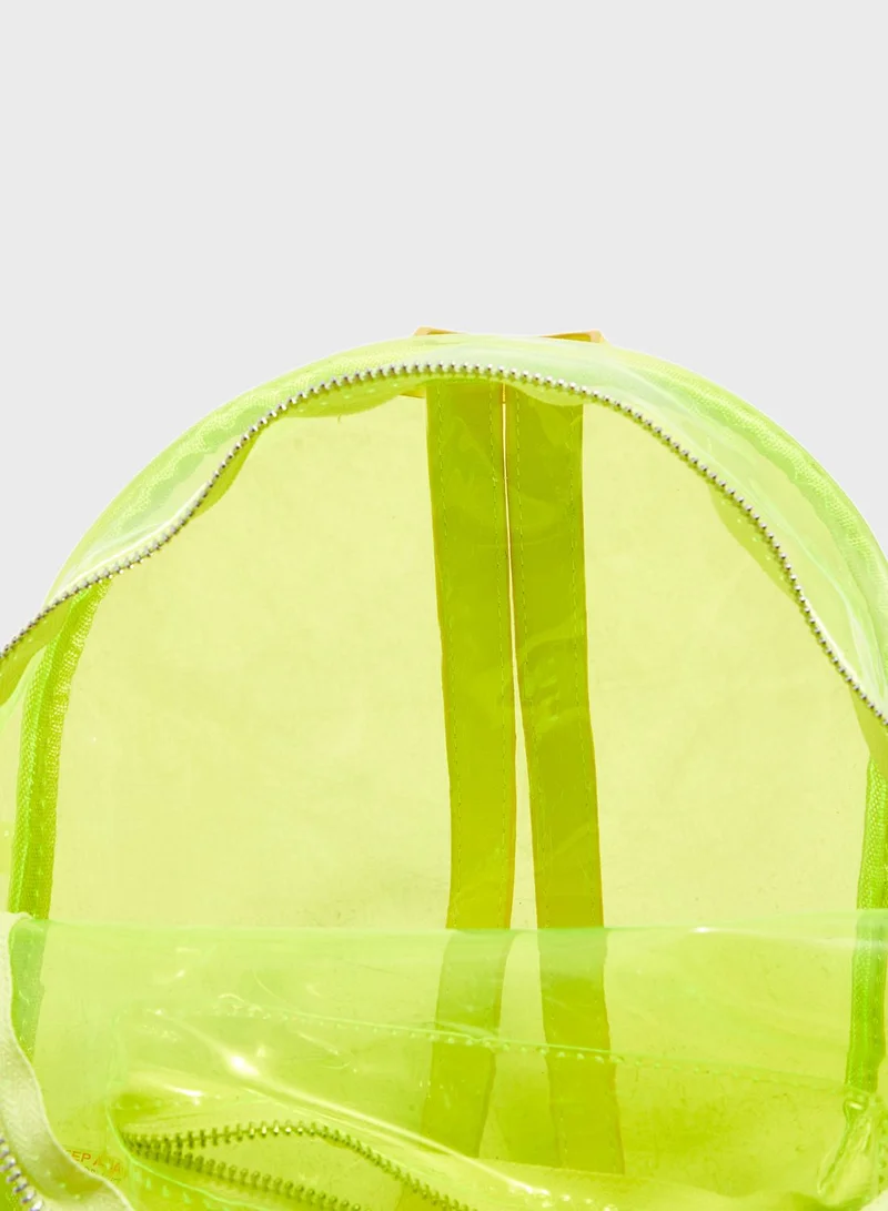 Ginger Plastic Neon Backpack