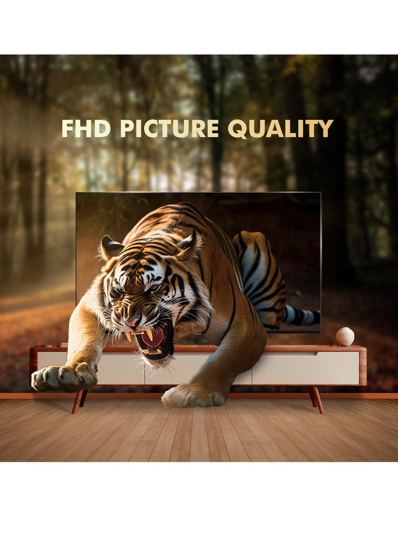 SPJ 40 Inches FHD Android TV, LED TV, Screen Mirroring, Bluetooth With HDMI & USB Ports, Inbuilt WIFI, Voice Control Remote, Google Play Assistance & Android TV, BLACK, FHDS40BL2200V