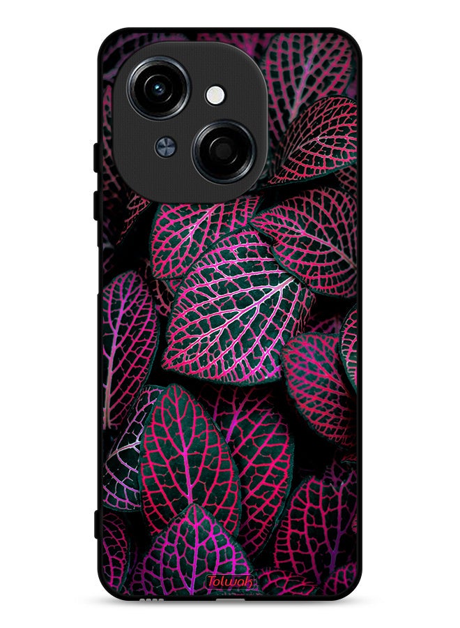 Tolwak Tecno Spark Go 1S 4G Protective Case Cover Salja Leaves - Image 1
