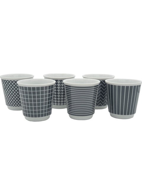 Elegance Ceramic Espresso Shot Set of 6