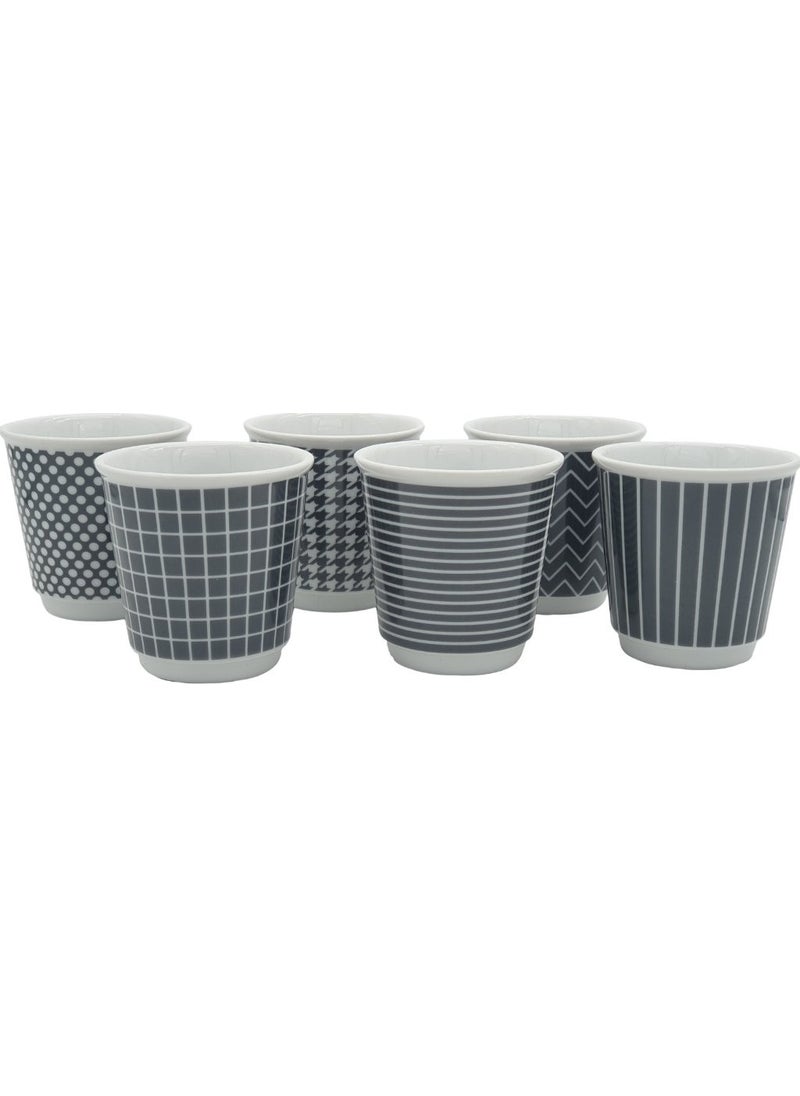 BIALeTTI Elegance Ceramic Espresso Shot Set of 6 