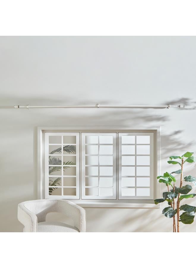 Home Box Zoe Powder Coated 25mm Extendable Single Curtain Rod 110-320 cm - Image 5