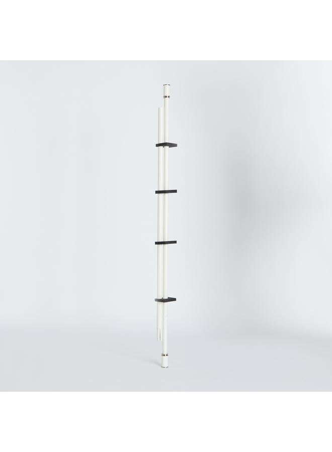 Home Box Zoe Powder Coated 25mm Extendable Single Curtain Rod 110-320 cm - Image 4