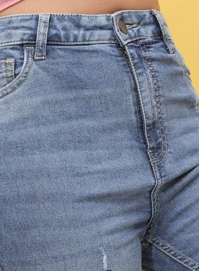 Freehand  Women Slim Fit Solid High Rise Jeans for Women | Best Price UAE
