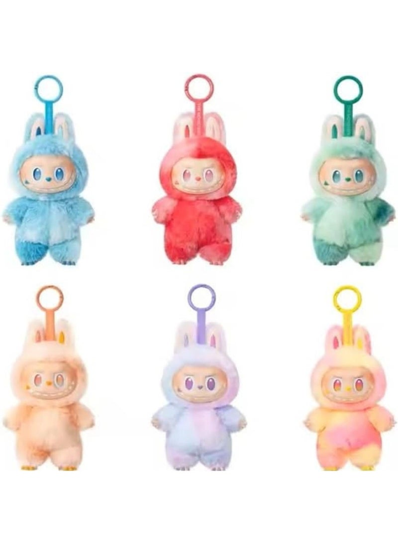 Pop Mart x Bunny The Monsters Labubu – Plush Keychain & Vinyl Blind Box Figure, Collectible Bag Charm with Secret Random Design Love, Hope, Serenity, Luck, Happiness, Loyalty – Gift for Kids & Teens - Image 1
