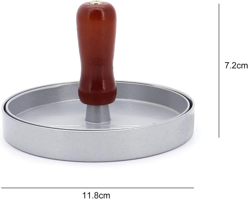 STOCKZONE STOCKZONE Burger Press Hamburger Press Patty Maker 47 inches NonStick Aluminum Burger Press Patty Maker Mold for Barbecue Grill Stuffed Cheeseburger Burger Stuffer  - Image 5