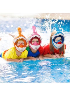 Diving Mask Children's Snorkel Mask Diving Mask Anti-Fog and Anti-Leak Technology Foldable Full Mask with 180° Field of View and Anti-Fog Shark Shape (Pink) - pzsku/Z3C605EB057D4F892B1E1Z/45/_/1726051640/7c6ef245-b56b-4eba-acf7-d0a0642571c7