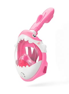 Diving Mask Children's Snorkel Mask Diving Mask Anti-Fog and Anti-Leak Technology Foldable Full Mask with 180° Field of View and Anti-Fog Shark Shape (Pink) - pzsku/Z3C605EB057D4F892B1E1Z/45/_/1726051643/a67f28af-e0fa-4ad5-a319-0c7ea13f85d0