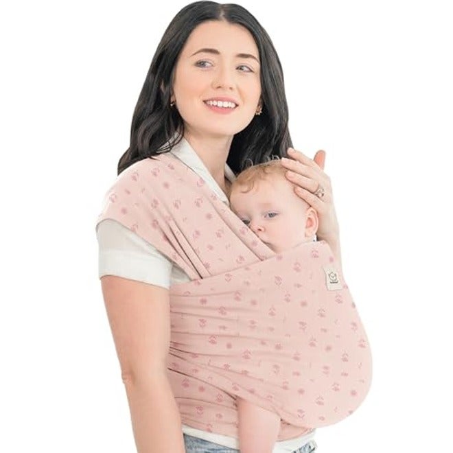 KeaBabies Baby Wrap Carrier – All-in-1 Original Baby Carrier, Forest, Newborn to Toddler Sling, Hands-Free Bonding, Breathable & Adjustable