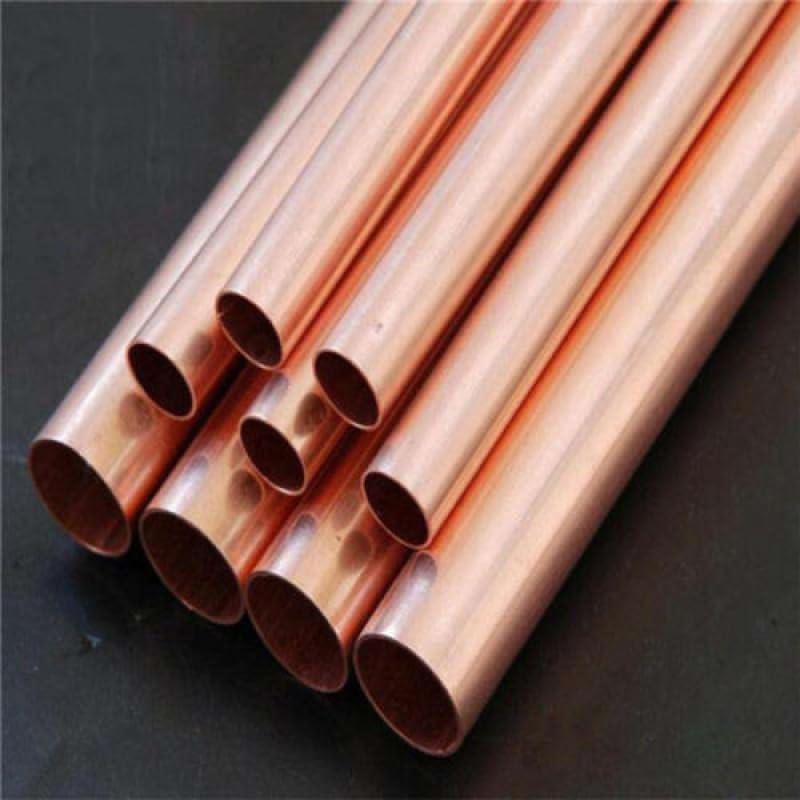 GTPBAO Red Copper Straight Pipe 100mm Length for Keycap Repairs Copper Metal Tubing straight(OD 3 x ID 1mm) - Image 3