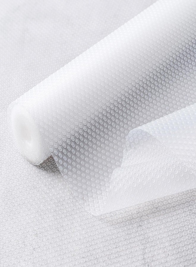 Amrules 12 Inches x 20 FT Non-Adhesive Shelf Liner Water Resistant Oil-Proof Thickened Easy to Clean and Cut Drawer Mats for Refrigerator, Desk, Cabinet, Kitchen - Image 1