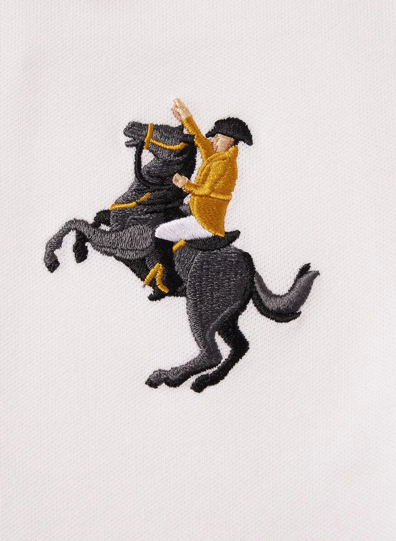 GIORDANO Kids' Napoleon Polo: Classic Piqué, Bold Embroidery, All-Day Comfort