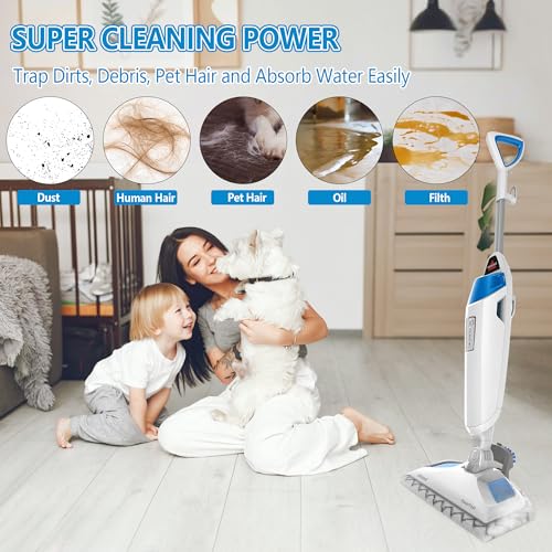 Wisorder 4 Pack Steam Mop Pads Replacement for Bissell Powerfresh Steam Mop 1940 1440 1544 1806 2075 Series, Model 5938 19402 19404 19408 19409 1940A 1940F 1940Q 1940T 1940W, Microfiber Washable, Reusable - Image 4