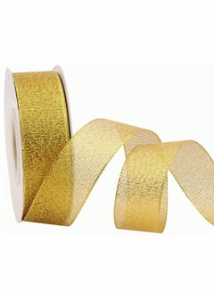 KASTWAVE 25 Yards Glitter Metallic Ribbon 1" Wide Ribbon , DELFINO Sparkly Fabric Ribbon Gift Ribbon Thin Ribbon  - Image 4