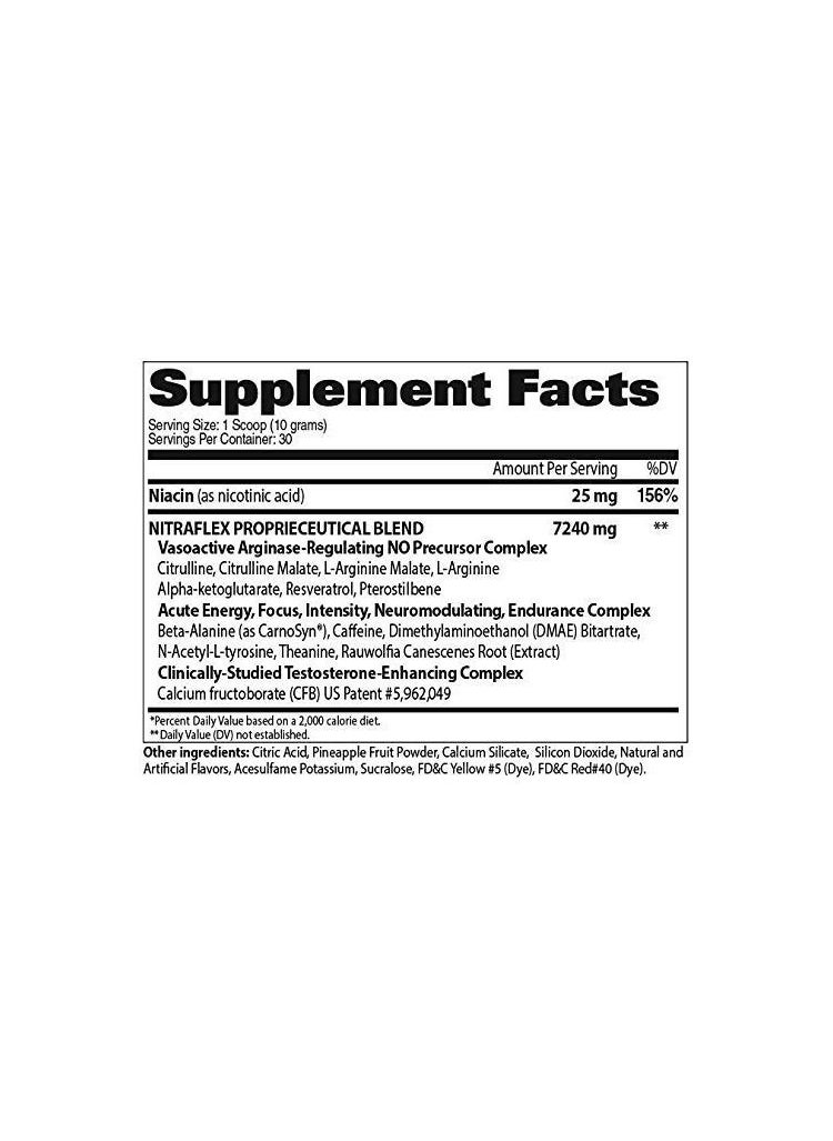 GAT SPORT GAT SPORT NITRAFLEX 300 GRAM GREEN APPLE  - Image 2