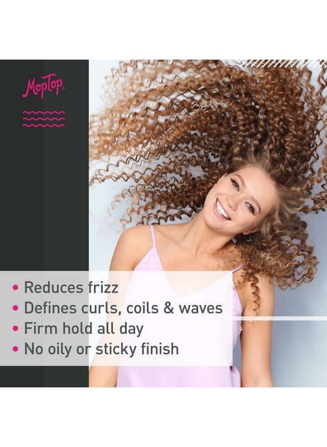 MopTop Salon Anti Frizz Gel Medium Hold Frizz Free Curly & Kinkycoily Hair Made With Aloe Sea Botanicals & Honey Reduces Frizz Fixes Unmanageable Hair & Enhances Curls (8Oz) - Image 4