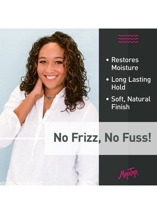 MopTop Salon Anti Frizz Gel Medium Hold Frizz Free Curly & Kinkycoily Hair Made With Aloe Sea Botanicals & Honey Reduces Frizz Fixes Unmanageable Hair & Enhances Curls (8Oz) - Image 2