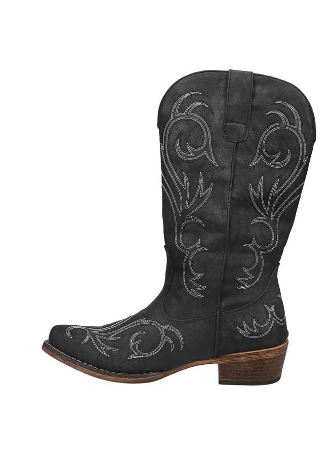 ROPER Women's Riley Western Boot, Black, 40 EU - Image 3