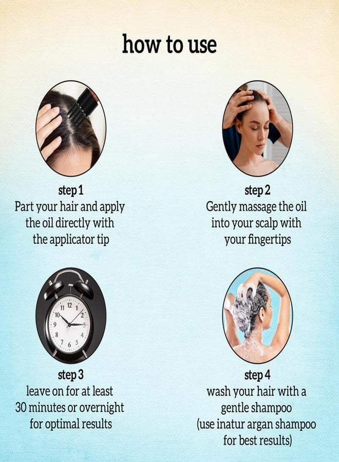 إناتور زيت إكليل الجبل للشعر من إناتور | يقلل تساقط الشعر، ويتحكم في القشرة، ويعزز نمو الشعر | مع البابونج والليمون والنيم | خالٍ من الزيوت المعدنية والمواد الكيميائية | نقي وطبيعي | للرجال والنساء | 100 مل - Image 3