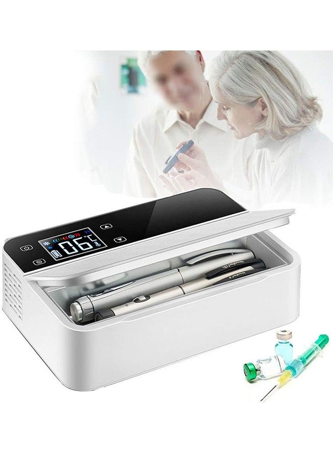 Arabest ثلاجة أنسولين، ثلاجة صغيرة، ثلاجة سيارة محمولة، أنسولين مبرد/طب، مناسبة للسفر/الأسرة - Image 1