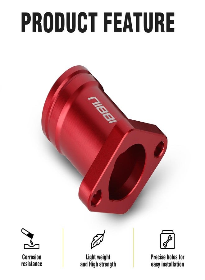 NIBBI Coleman intake manifold,fit for Coleman b200 ct200u bt200x Predator 212 Engine Performance Parts Go Kart Mini Bike (Red) - Image 5