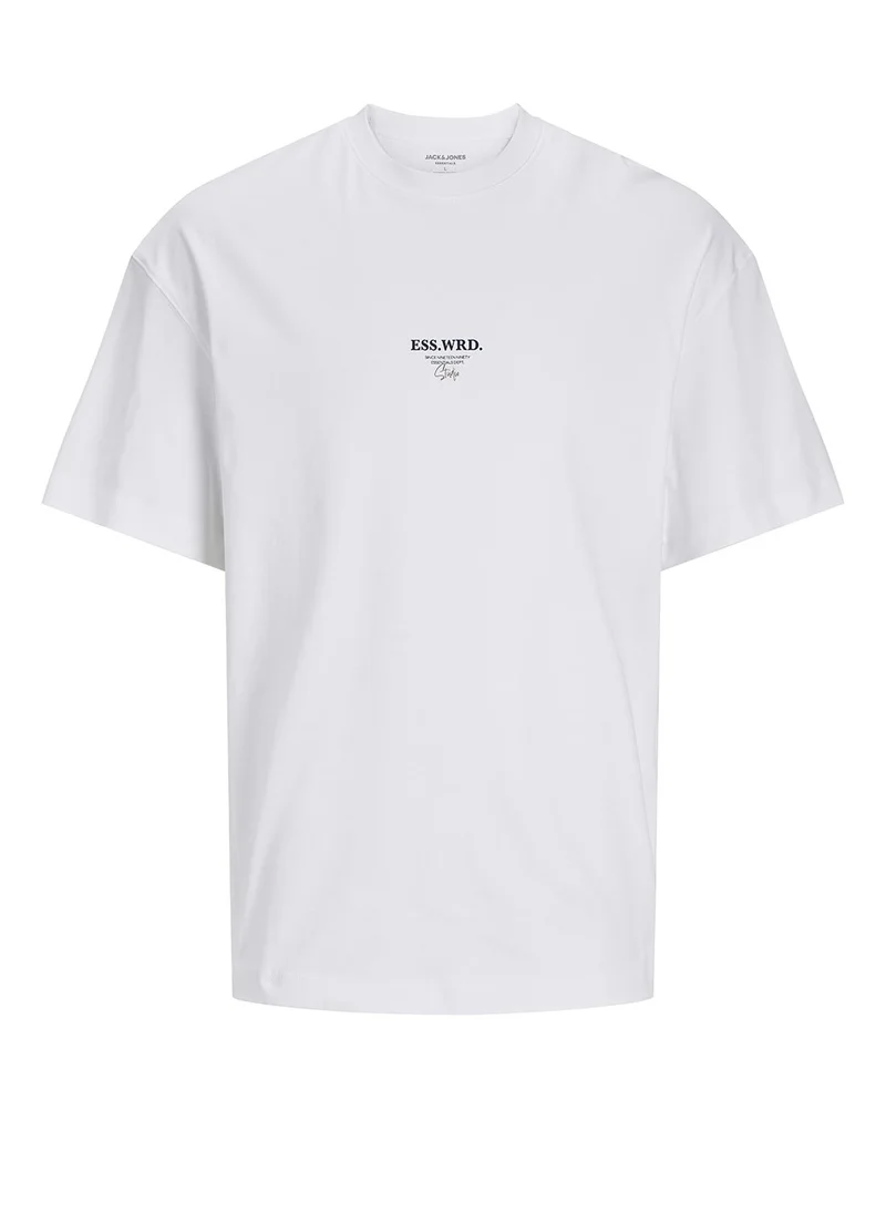 جاك اند جونز Jjeurban Studio Crew Neck T-Shirt