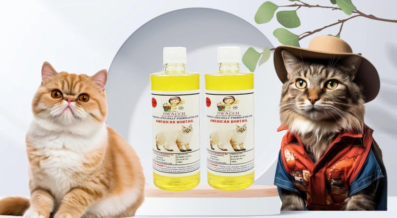 Swacch Shampoo Specially Formulated for American Bobtail (500ML) (Pack of 2) Lemon - Image 2