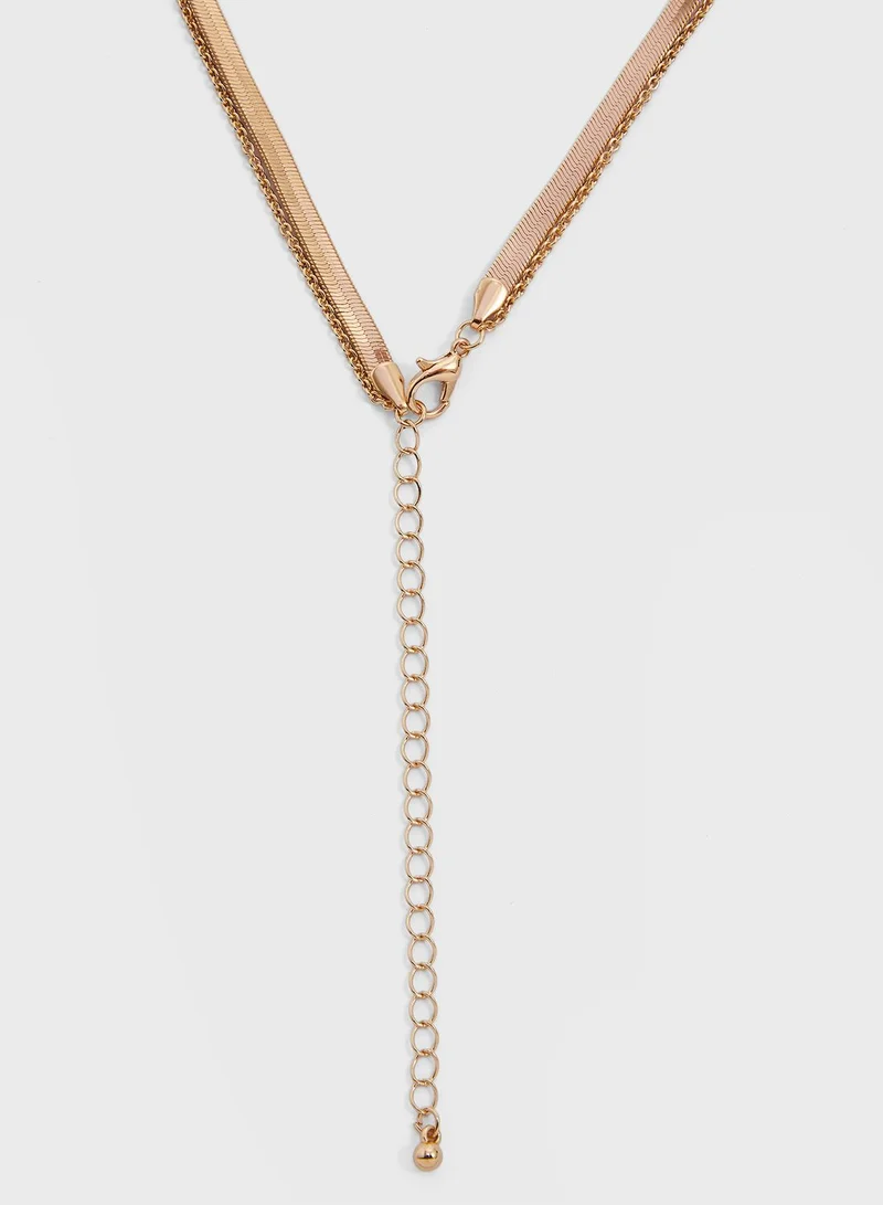 FOREVER 21 2 Pack Layered Chokers