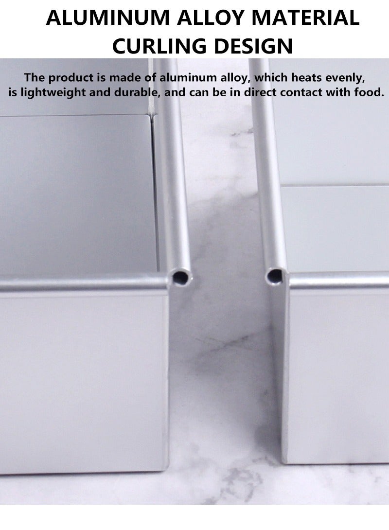 Square Pan for Brownie Cake Size 6 Inches with Removable Bottom - Image 3