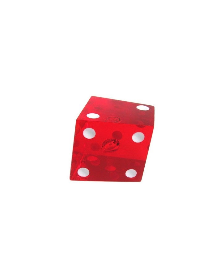 Koplow Games Set of 2 20-25mm D6 Transparent Red Specialty Crooked Dice - Image 2