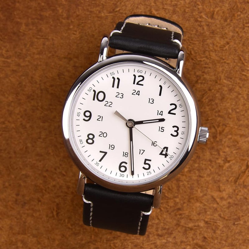 Ritche Leather Watch Strap with Quick Release Pins, 22mm Replacement Watch Band for Men and Women, Fits Smartwatches & Traditional Watches - Image 2