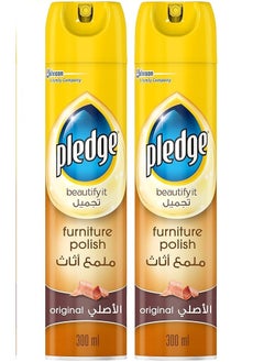 Pledge Furniture Polish and Cleaner Spray, Original 300ml 2PIS - pzsku/Z3C6129F611C9A31CEF78Z/45/_/1729675711/e9f93ddd-d896-4613-838d-d72ee7d634ca