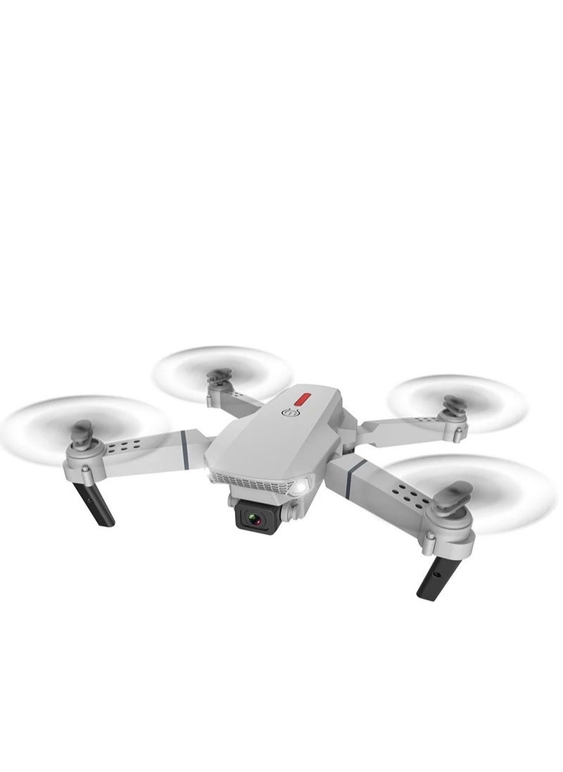 AROAQ - E88-LS-E525 WiFi FPV Drone Headless Mode Drone 3 Batterires Silver Grey Suitable for Beginners and Kids - Image 1