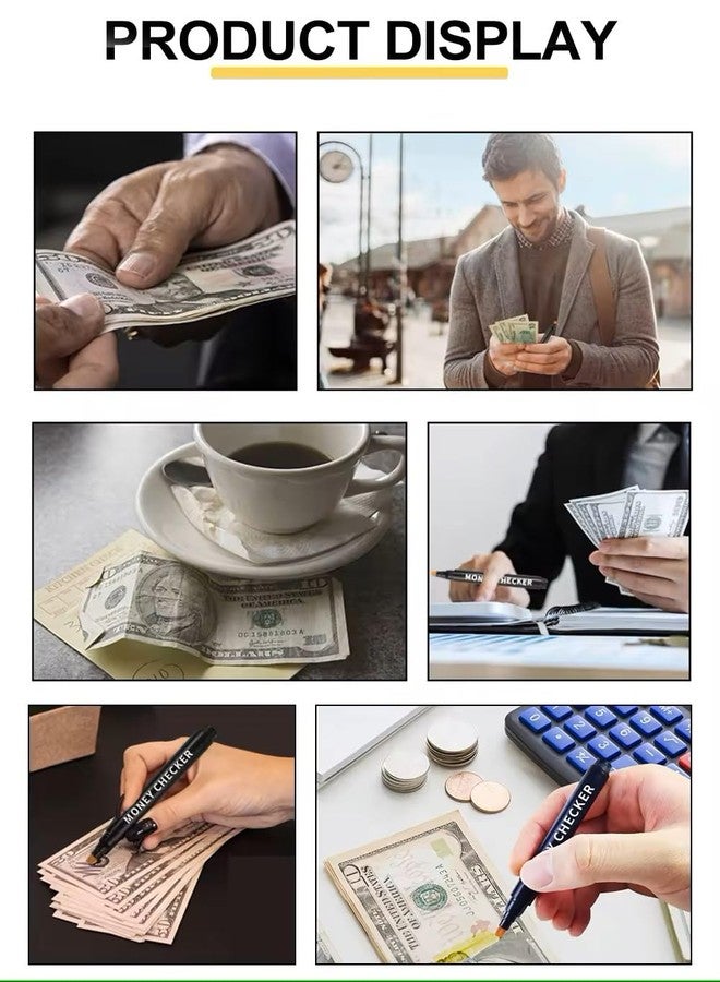 Veltec Counterfeit Money Bill Detector Pen - Easy to Use and Reliable Universal Currency Fake Bill Checker for Personal & Commercial Use - Ensures Authenticity and Prevents Fraud (2 Pack) - Image 5