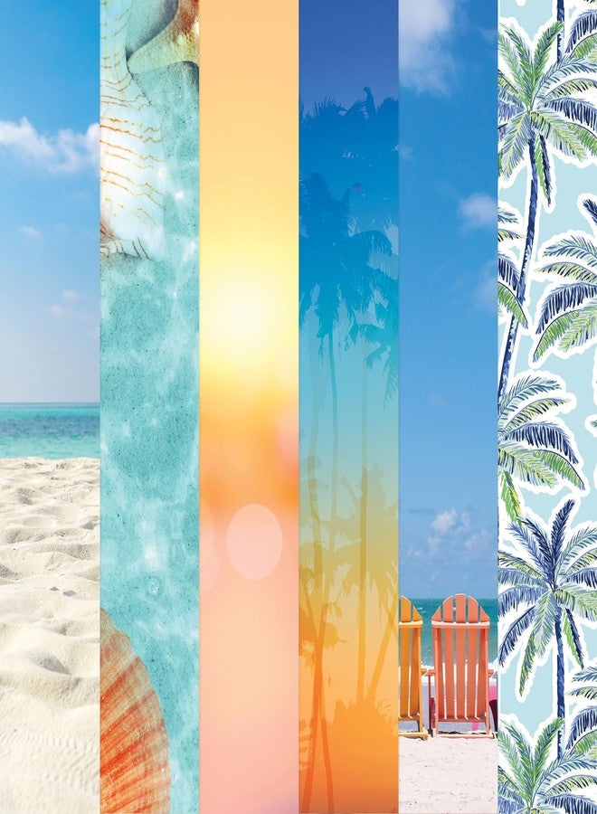 Paper House Productions 12" x 12" 9-Sheet Decorative Double Sided Paper Pack for Scrapbooking and Crafts - Tropical Sand & Sea - Image 2