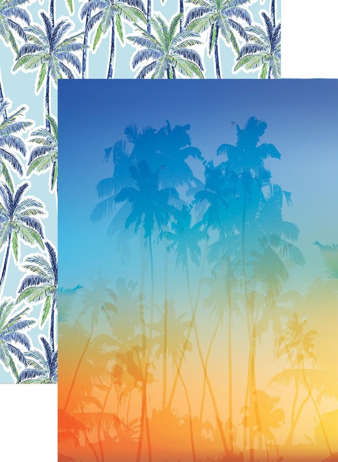 Paper House Productions 12" x 12" 9-Sheet Decorative Double Sided Paper Pack for Scrapbooking and Crafts - Tropical Sand & Sea - Image 3