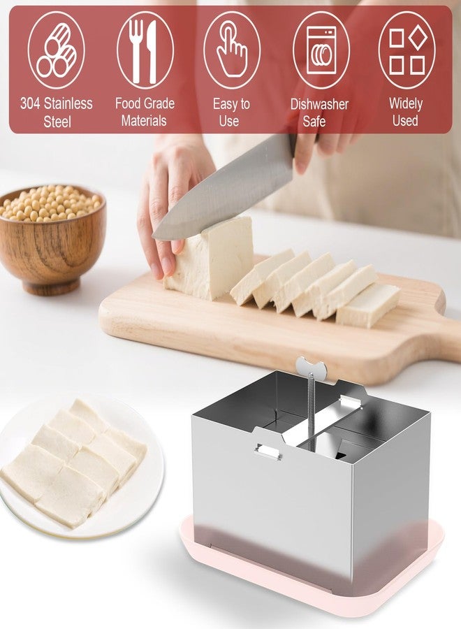 Jerliflyer Tofu Press Stainless Steel, Sus304 Paneer Press with Presser Towel and Drip Tray, Tofu Maker for Homemade Firm Tofu, Paneer & Cheese-Fast Water Removal Enhanced Texture & Flavor - Image 4