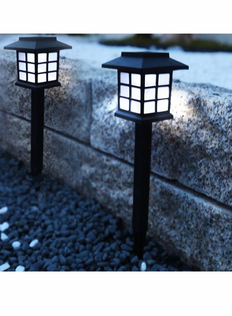 NIBEMINENT 6 Pieces Floor Plug-In Lighting Lawn Lamp Garden Warm Black 8.5x36cm - Image 3